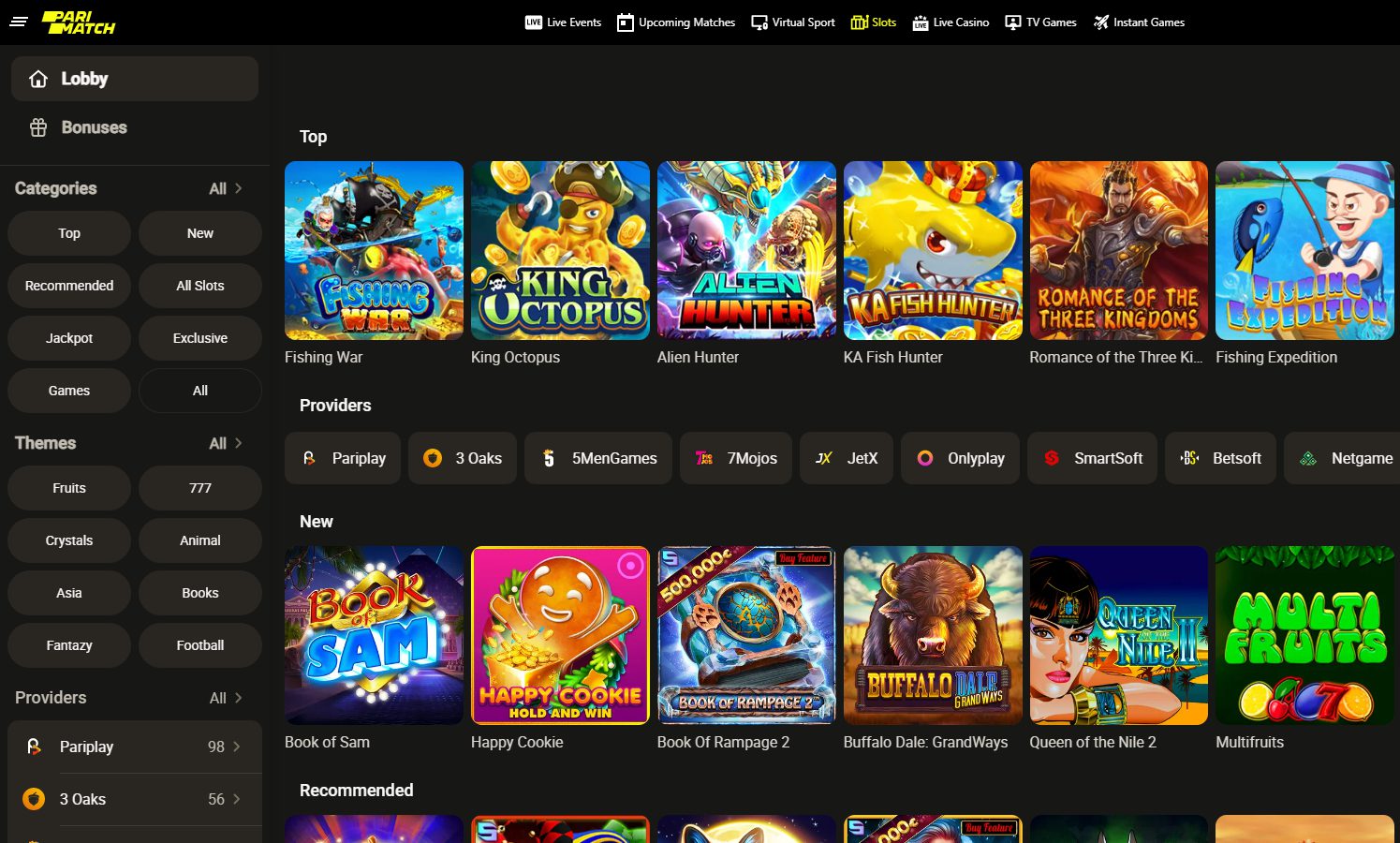 Parimatch Review - Updated on May, 2023